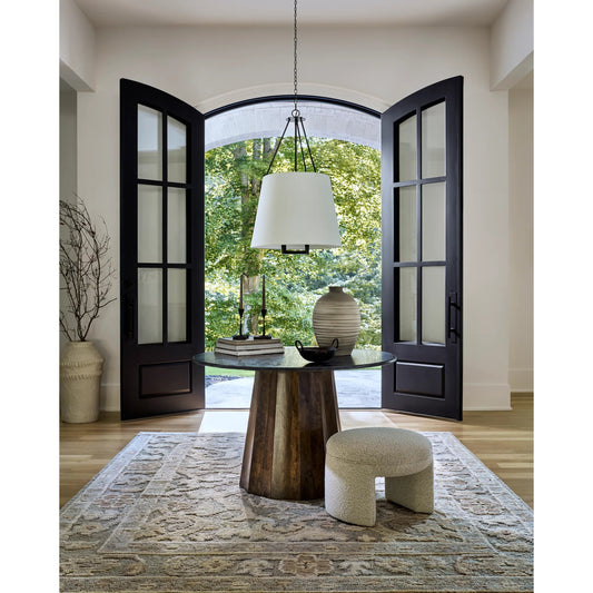 Leros Rug - 534899 by Surya in ash, light silver, pearl, sterling grey. Made from wool in a unique style.