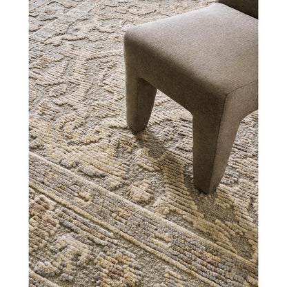 Leros LRS-2301 Rug by Surya in pewter, sandstone, ivory, taupe, misty gray. Made from wool in a unique style.