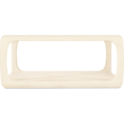 Westwood Square Cocktail Table by Hooker Furniture in white plaster. Made from wood veneers in a transitional style.