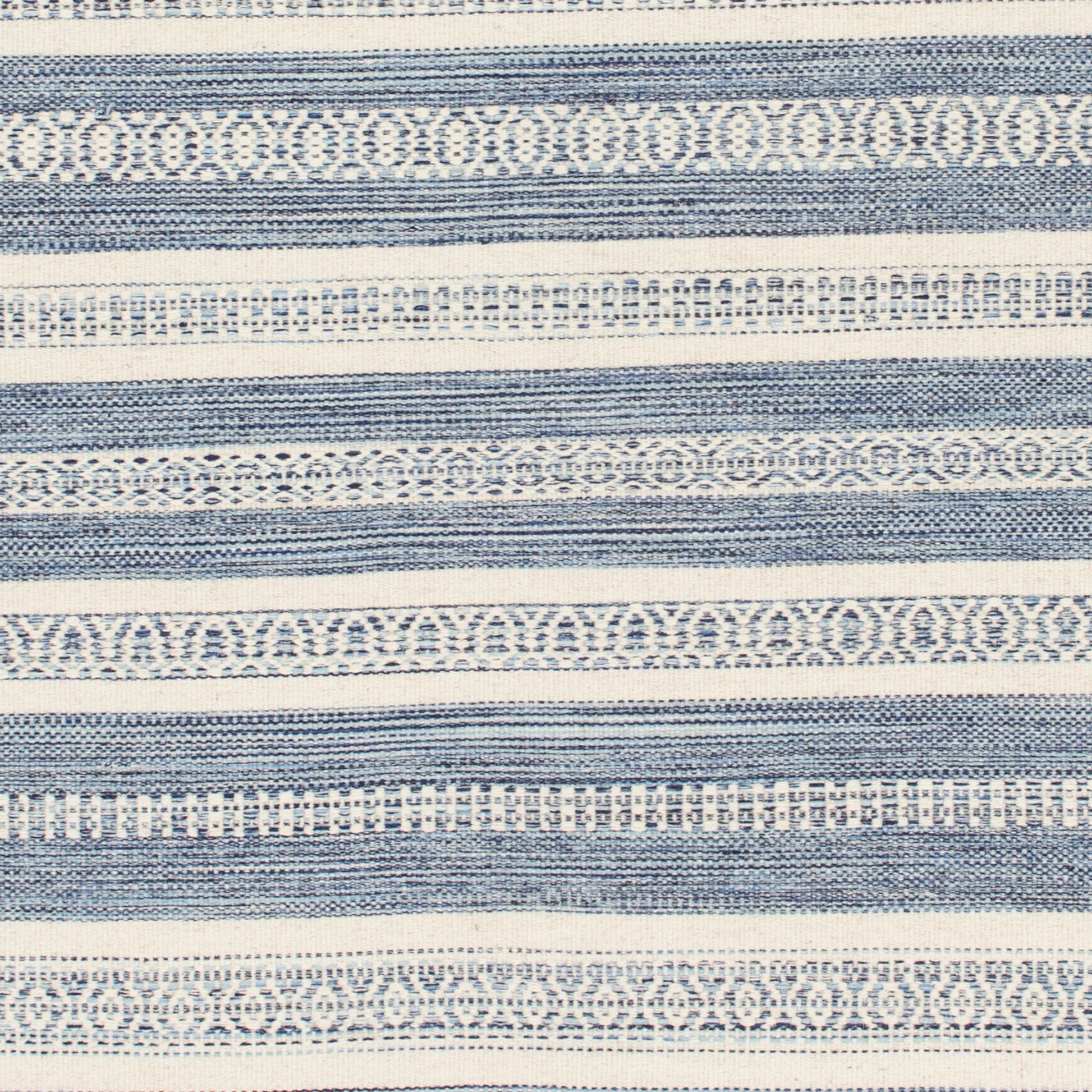 Lawry Rug - 13104 by Surya in navy, ice blue, cream. Made from wool, cotton in a unique style.