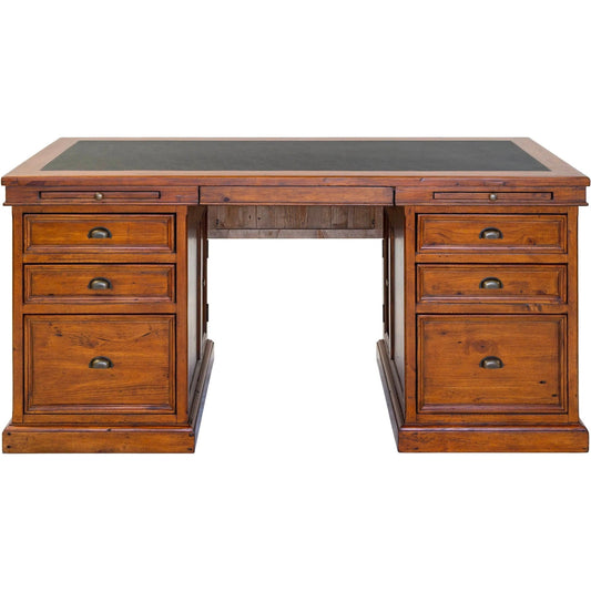 Lifestyle Double Desk by LH Imports. Made from unique in a traditional style.