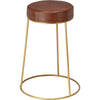 Matte Brown, Brass Metal