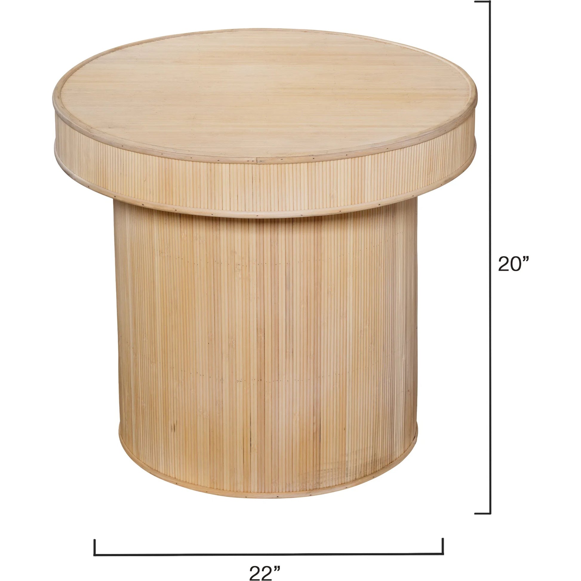 Taylor Side Table by Lifestyle by JY. Made from bamboo. plywood in a modern style.