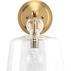 Brass, Clear Glass
