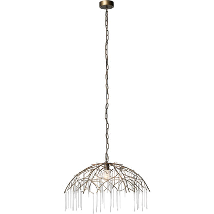 Vine Pendant by Lifestyle by JY in antique brass. Made from metal in a modern style.