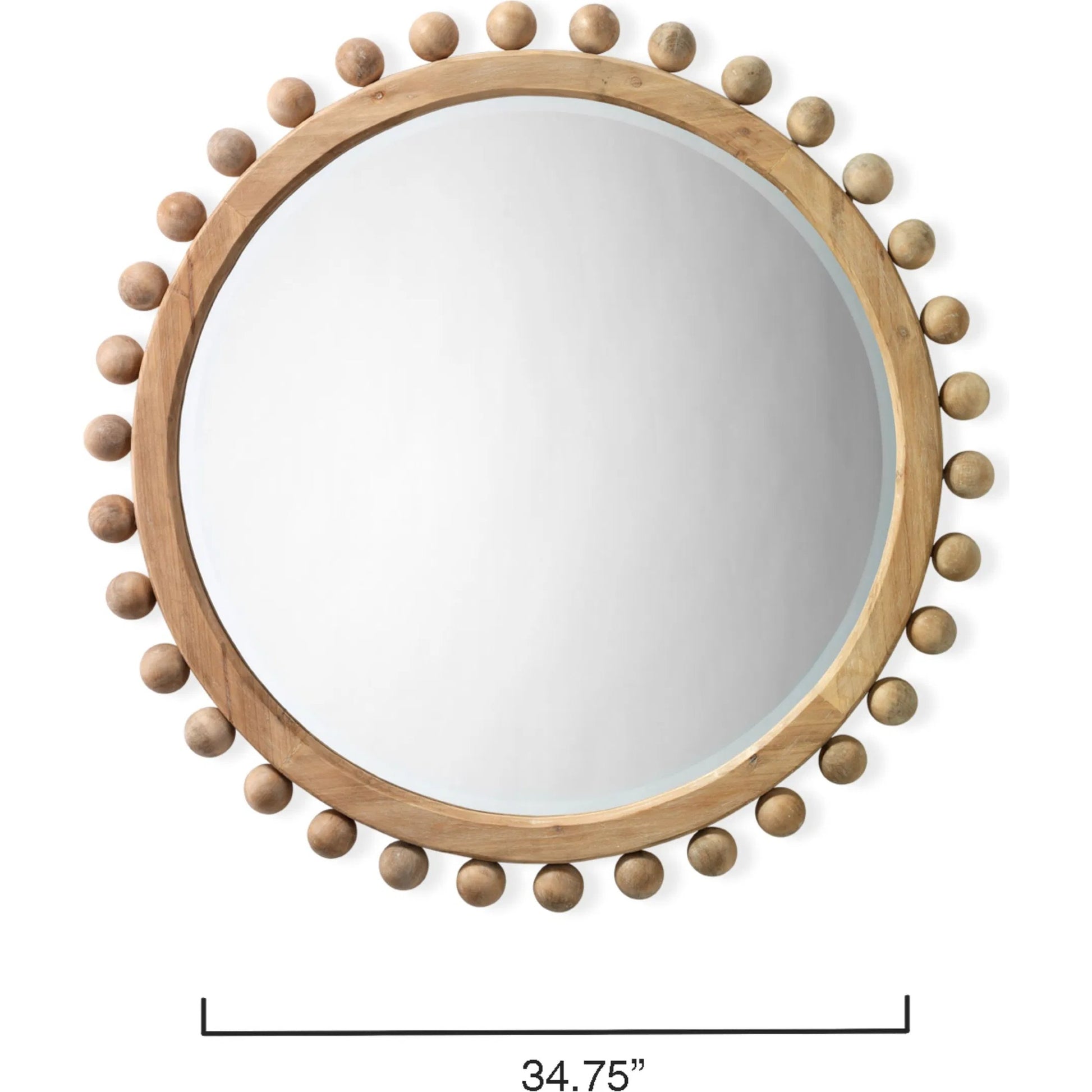 Brighton Mirror by The Livingston Collection. Made from wood in a coastal style.