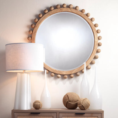 Brighton Mirror by The Livingston Collection. Made from wood in a coastal style.