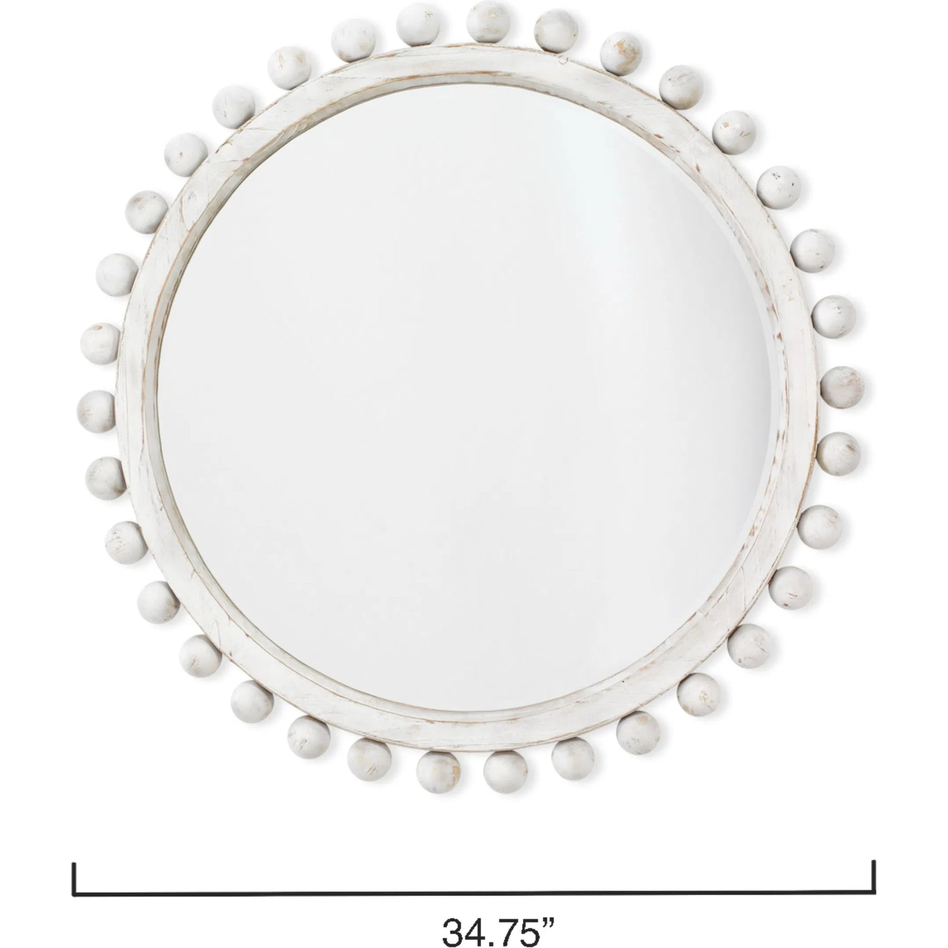 Brighton Mirror by Jamie Young. Made from wood in a coastal style.