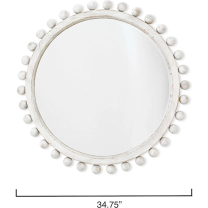 Brighton Mirror by Jamie Young. Made from wood in a coastal style.