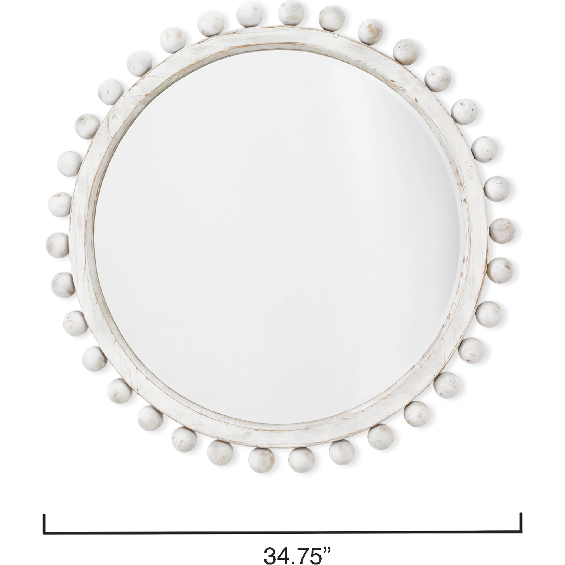 Brighton Mirror by The Livingston Collection. Made from wood in a coastal style.