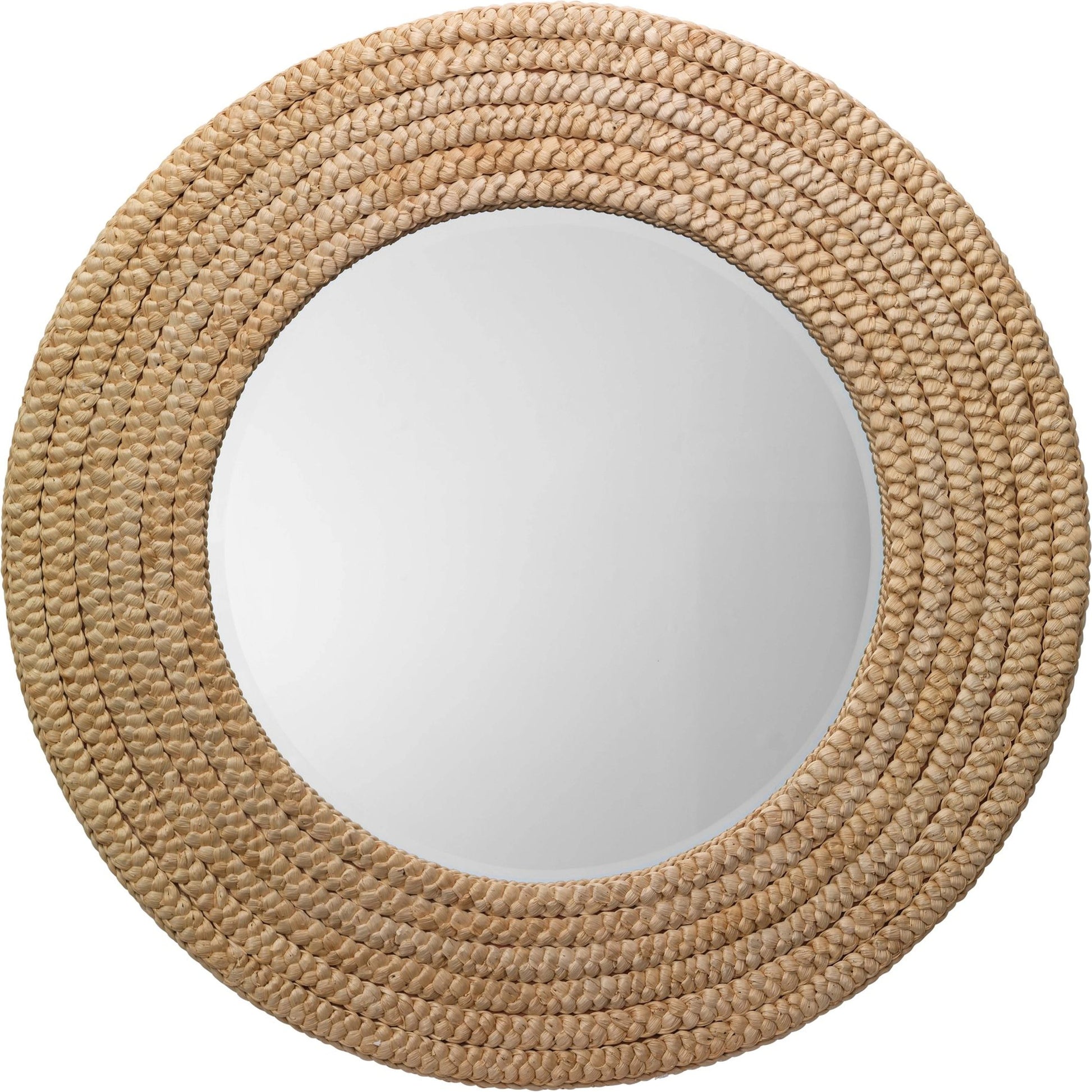 Meadow Mirror by Lifestyle by JY in natural seagrass. Made from seagrass, mirror in a coastal style.