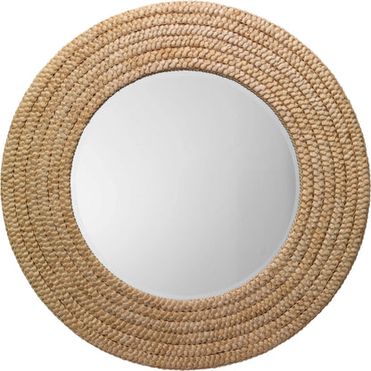 Meadow Mirror by Lifestyle by JY in natural seagrass. Made from seagrass, mirror in a coastal style.