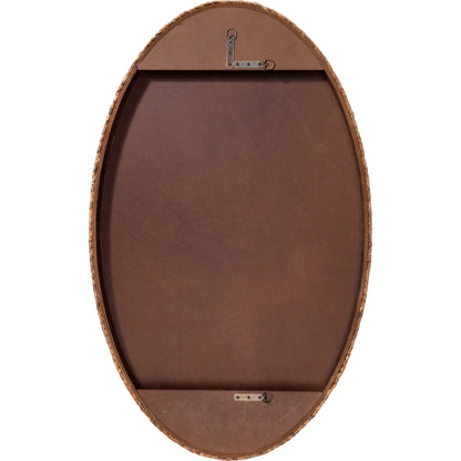 Sparrow Braided Oval Mirror by Lifestyle by JY in natural seagrass. Made from seagrass in a eclectic & global style.