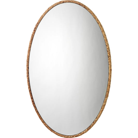 Sparrow Braided Oval Mirror by The Livingston Collection in natural seagrass. Made from seagrass in a eclectic & global style.