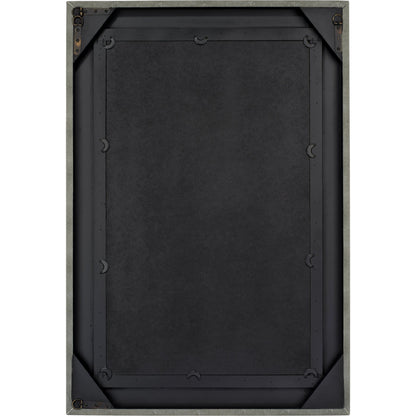 Structure Rectangle Mirror by Lifestyle by JY. Made from faux shagreen and glass in a modern style.