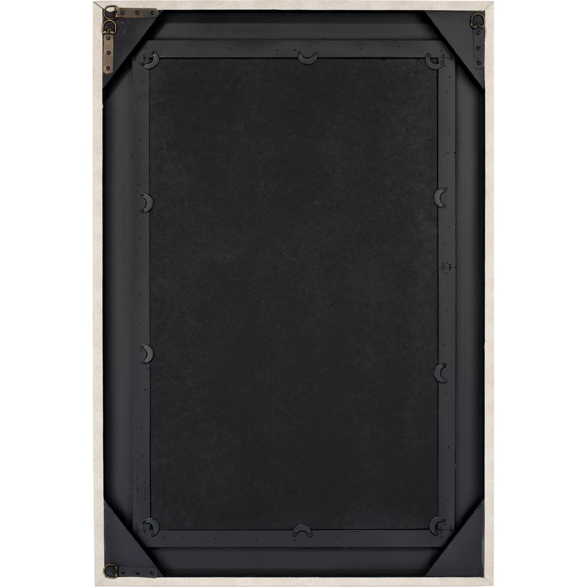 Structure Rectangle Mirror by Lifestyle by JY. Made from faux shagreen and glass in a modern style.