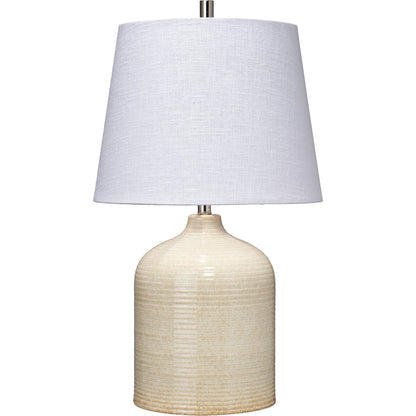Au Lait Table Lamp by Lifestyle by JY in taupe. Made from ceramic in a modern style.