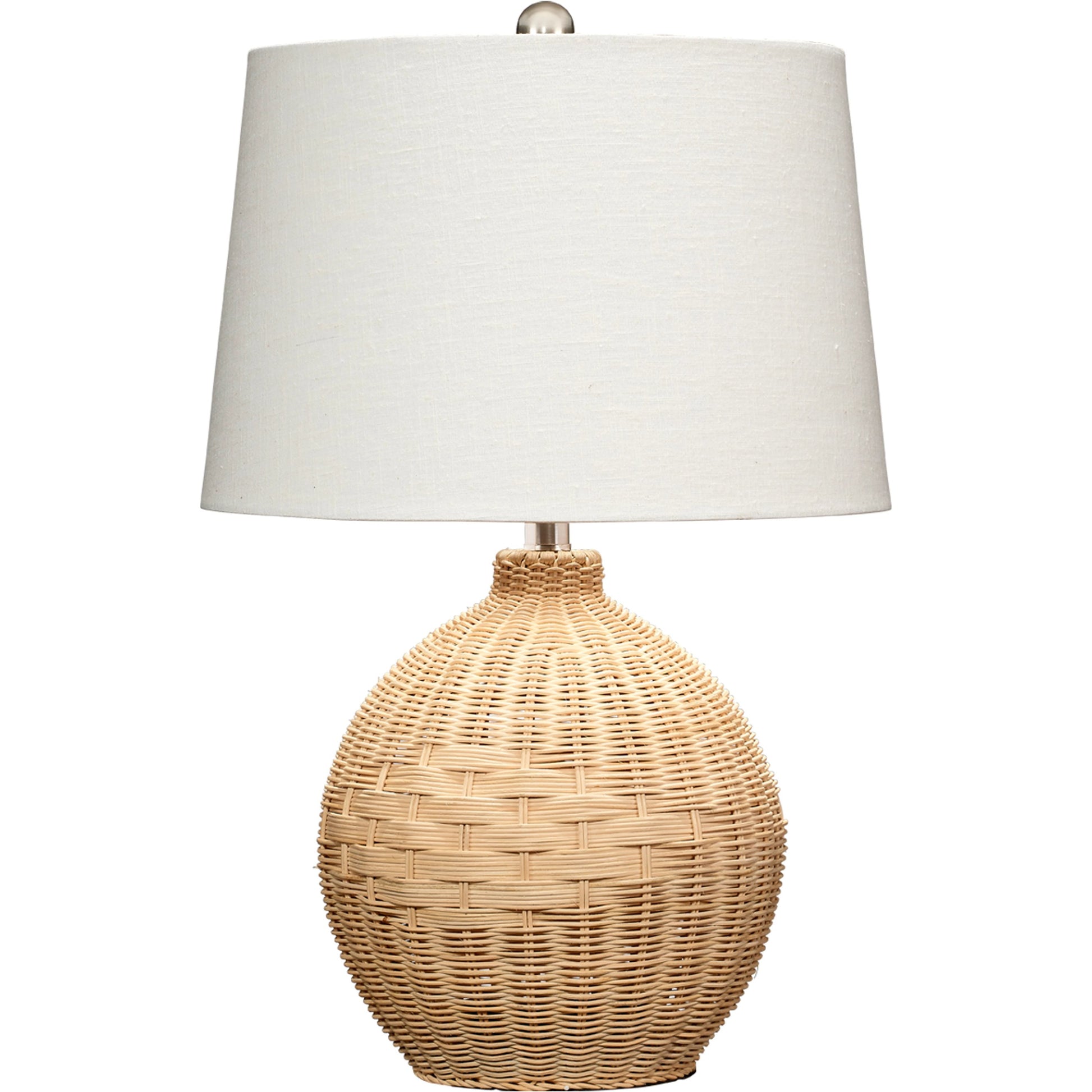 Cape Table Lamp by Lifestyle by JY. Made from rattan in a cottage & farmhouse style.