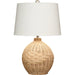 Cape Table Lamp by Lifestyle by JY. Made from rattan in a cottage & farmhouse style.