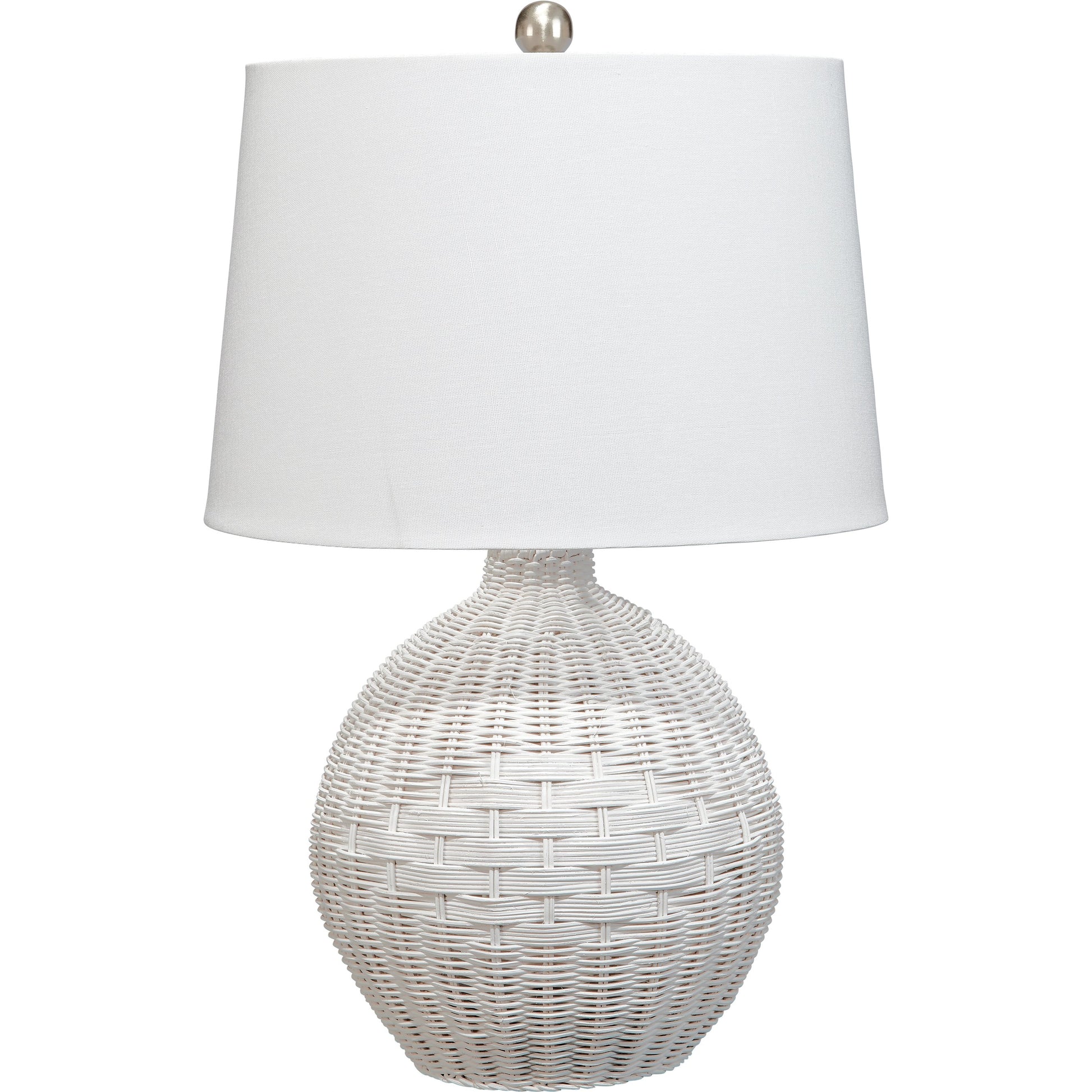 Cape Table Lamp by Lifestyle by JY. Made from rattan in a cottage & farmhouse style.