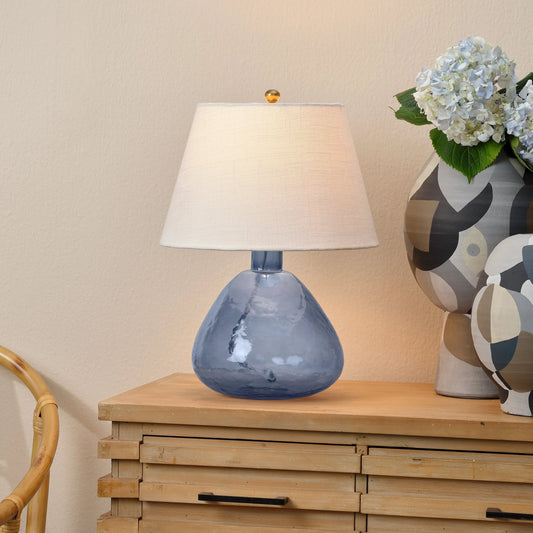 Demi Table Lamp by The Livingston Collection. Made from glass in a modern style.