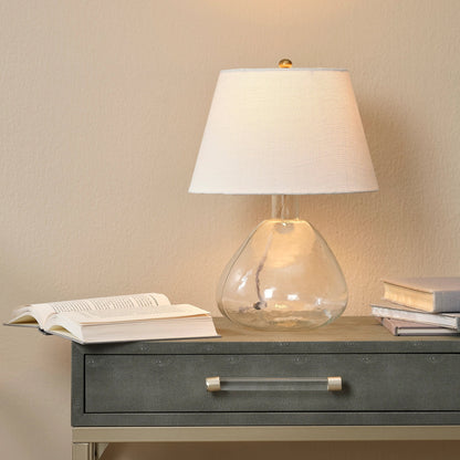 Demi Table Lamp by The Livingston Collection. Made from glass in a modern style.