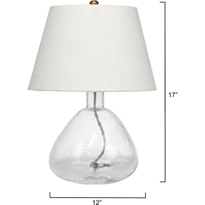 Demi Table Lamp by Lifestyle by JY. Made from glass in a modern style.