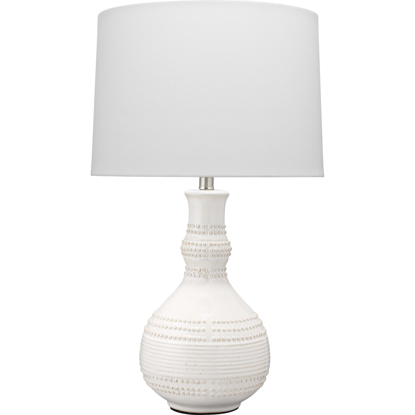 001 SR-867120 | Primary Silo | Droplet White Table Lamp by Jamie Young in white. Made from ceramic in a coastal style.