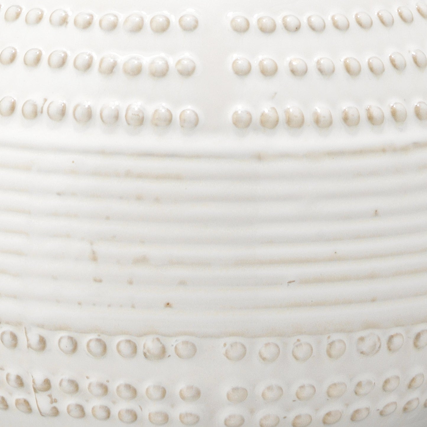003 SR-867120 | Closeup | Droplet White Table Lamp by Jamie Young in white. Made from ceramic in a coastal style.