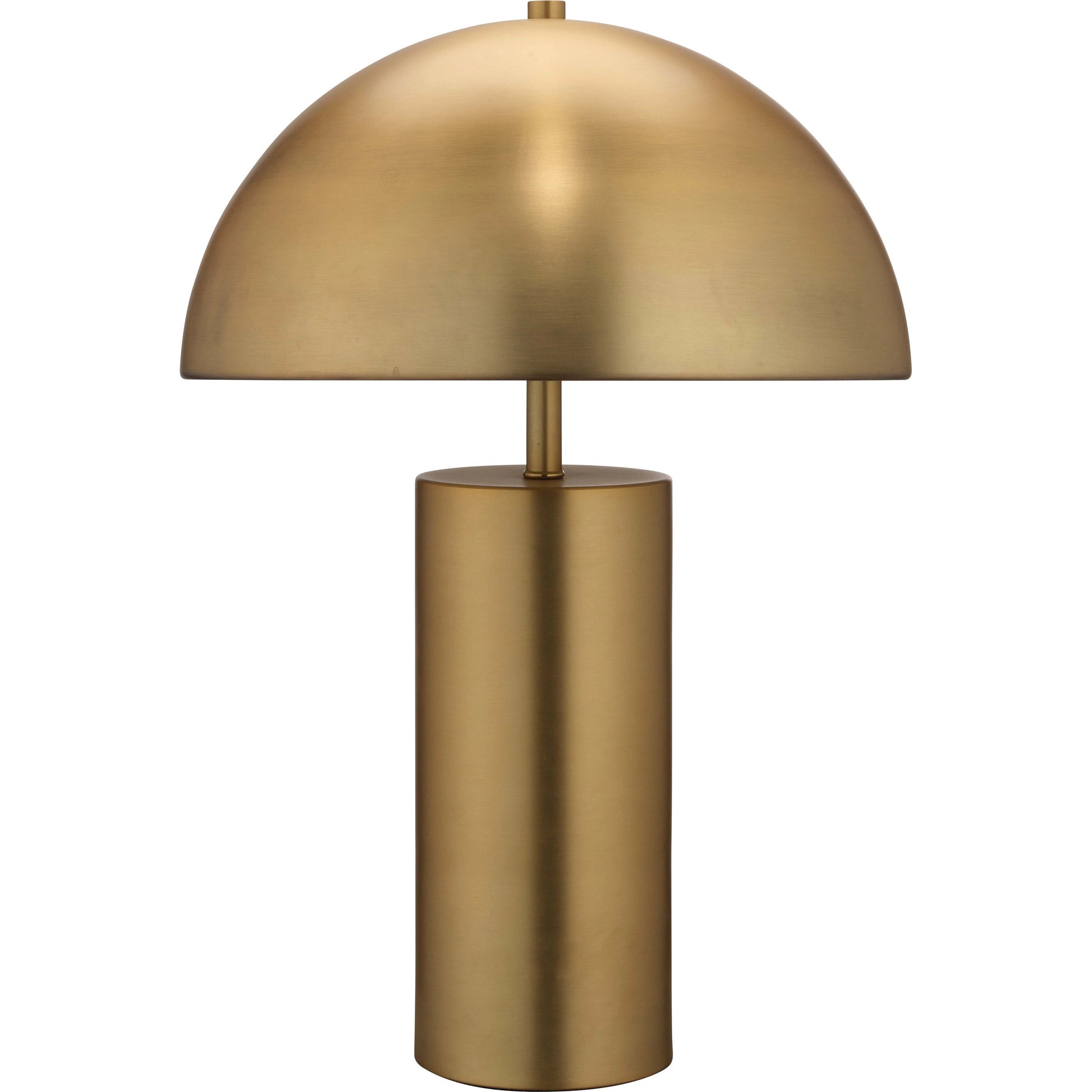 Felix Table Lamp by The Livingston Collection in antique brass. Made from iron in a modern style.