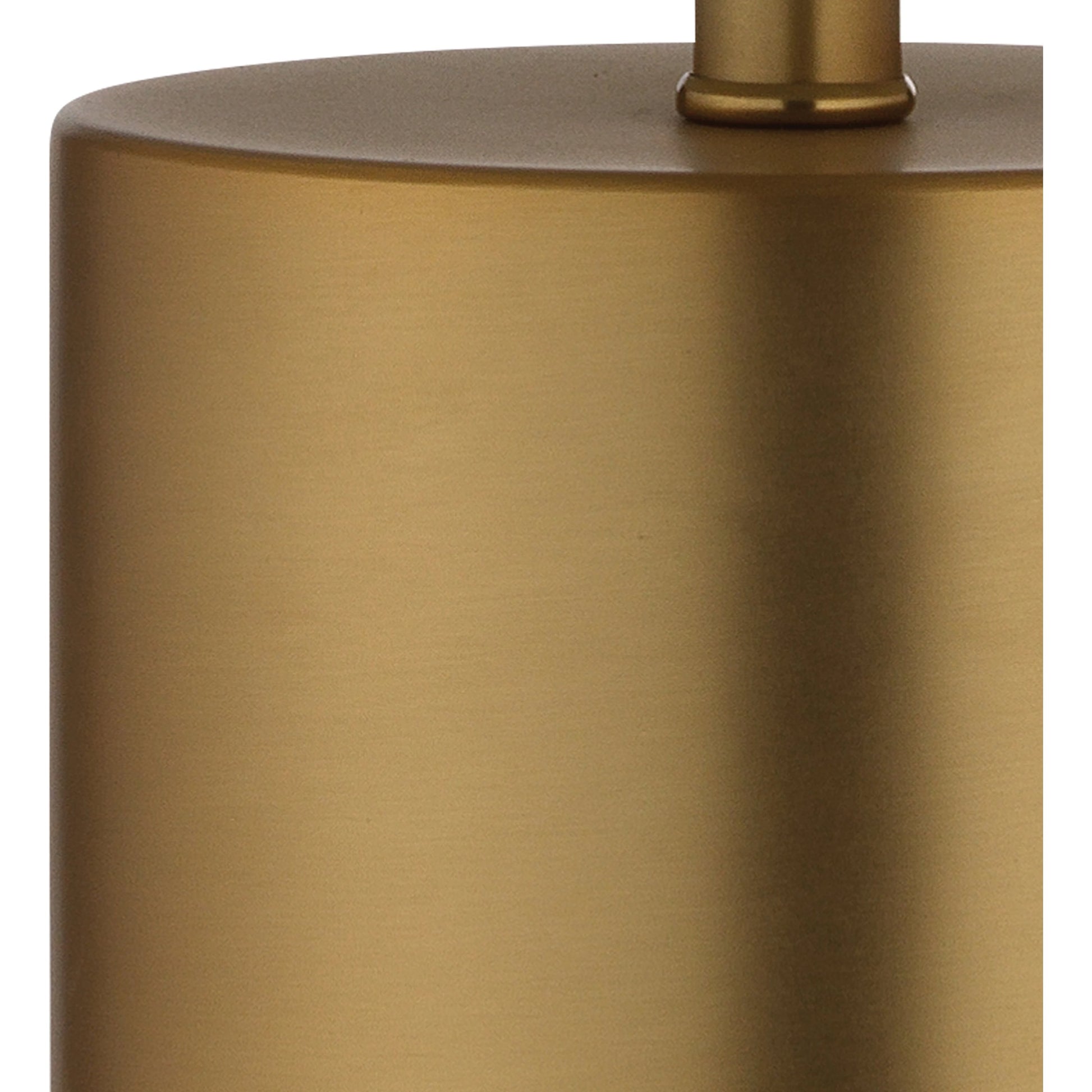 Felix Table Lamp by The Livingston Collection in antique brass. Made from iron in a modern style.