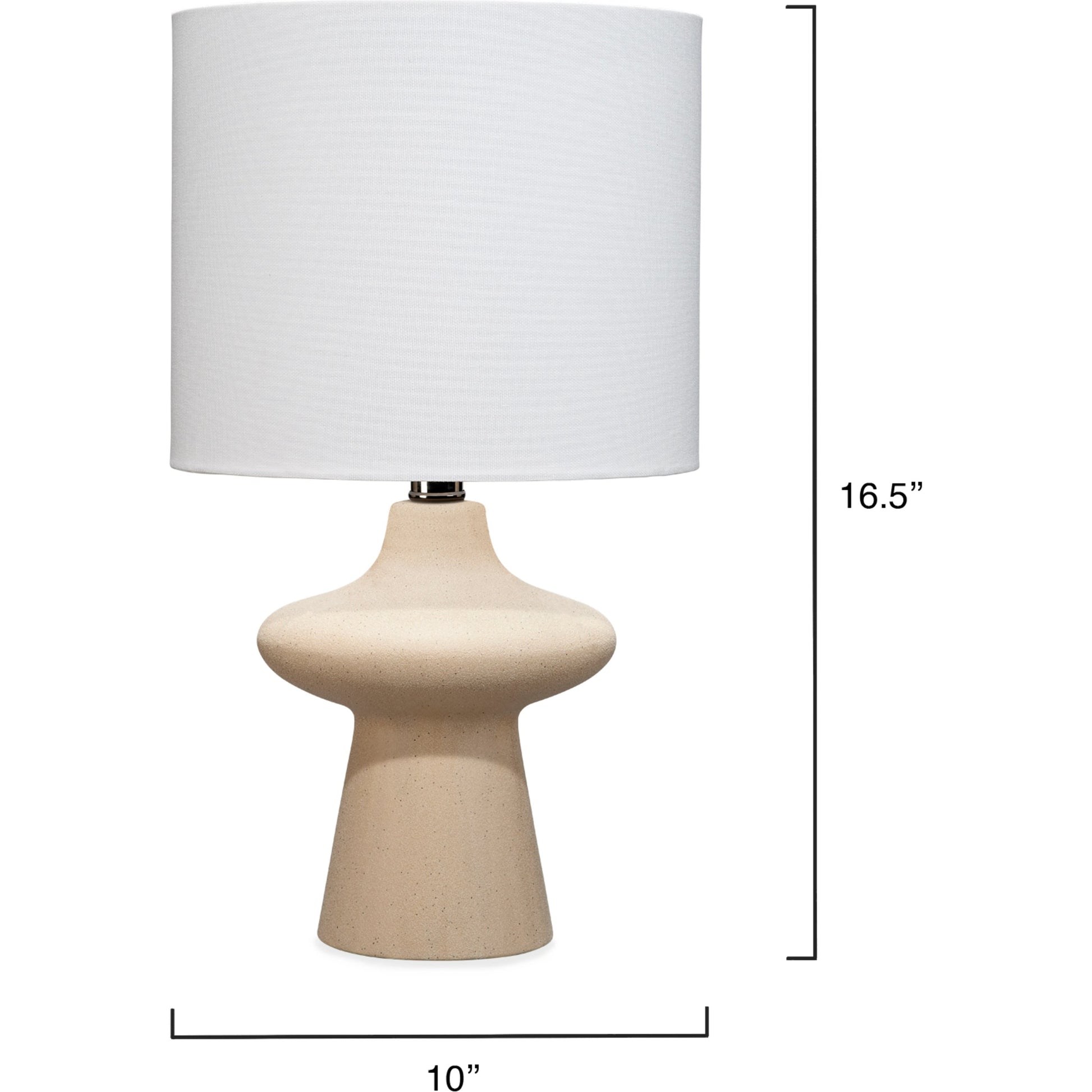 Oliver Table Lamp by Lifestyle by JY in beige. Made from ceramic in a modern style.