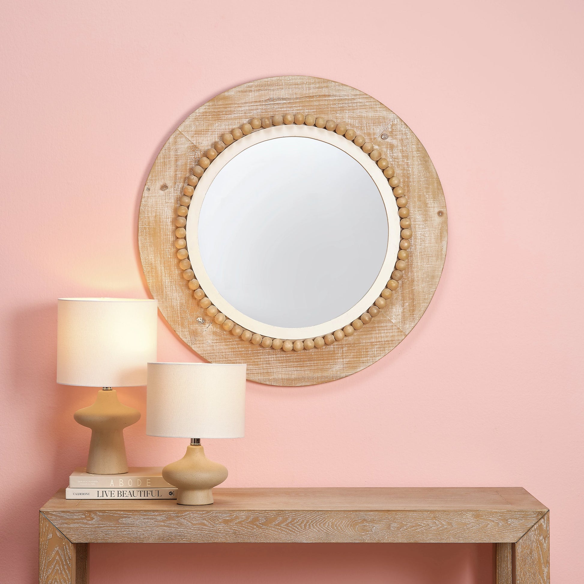 Oliver Table Lamp by Lifestyle by JY in beige. Made from ceramic in a modern style.