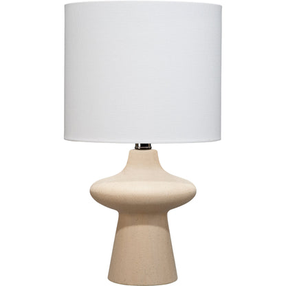 Oliver Table Lamp by Lifestyle by JY in beige. Made from ceramic in a modern style.