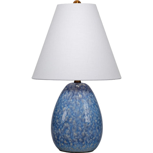 Raindrop Table Lamp by The Livingston Collection. Made from ceramic in a unique style.