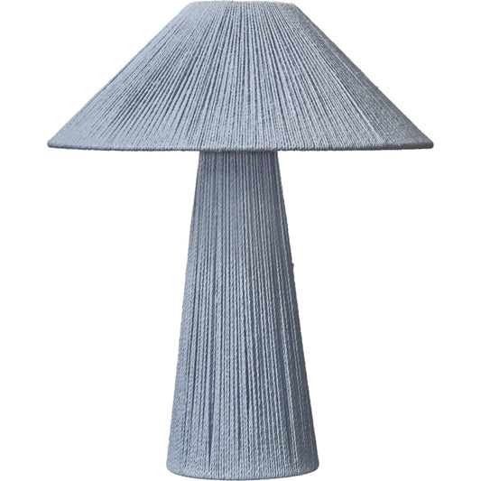 Tension Table Lamp by The Livingston Collection. Made from jute and metal: iron in a modern style.