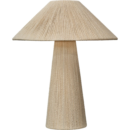 Tension Table Lamp by The Livingston Collection. Made from jute and metal: iron in a modern style.