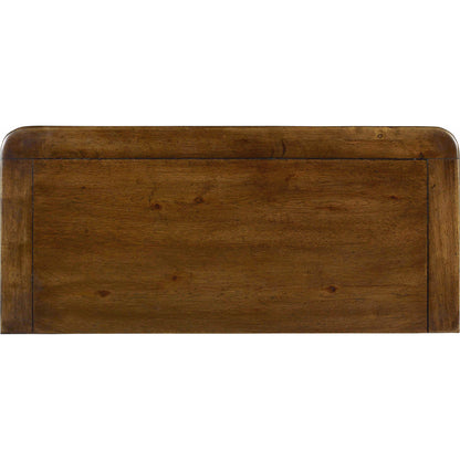 Archivist Chest by Hooker Furniture in pecan. Made from pecky pecan veneers in a traditional style.