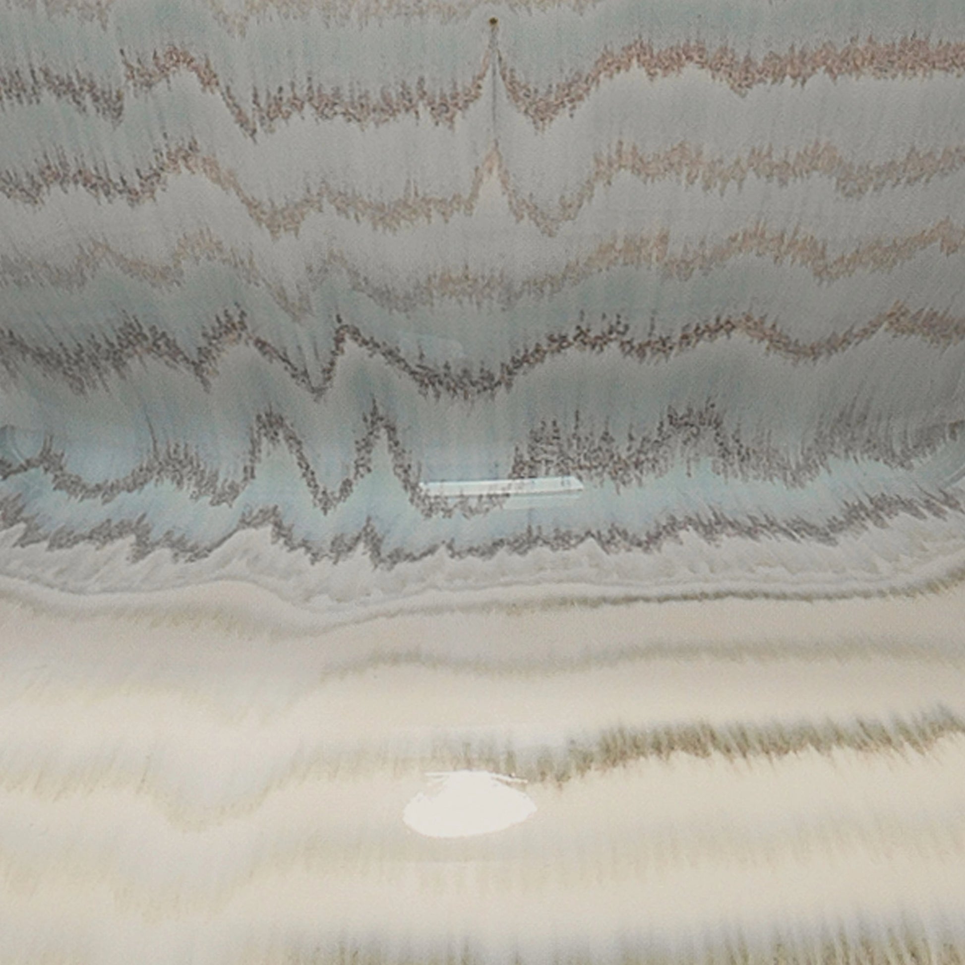 Catalina Wave Table Lamp by Jamie Young in white, blue patterned ceramic. Made from ceramic, linen in a modern style.