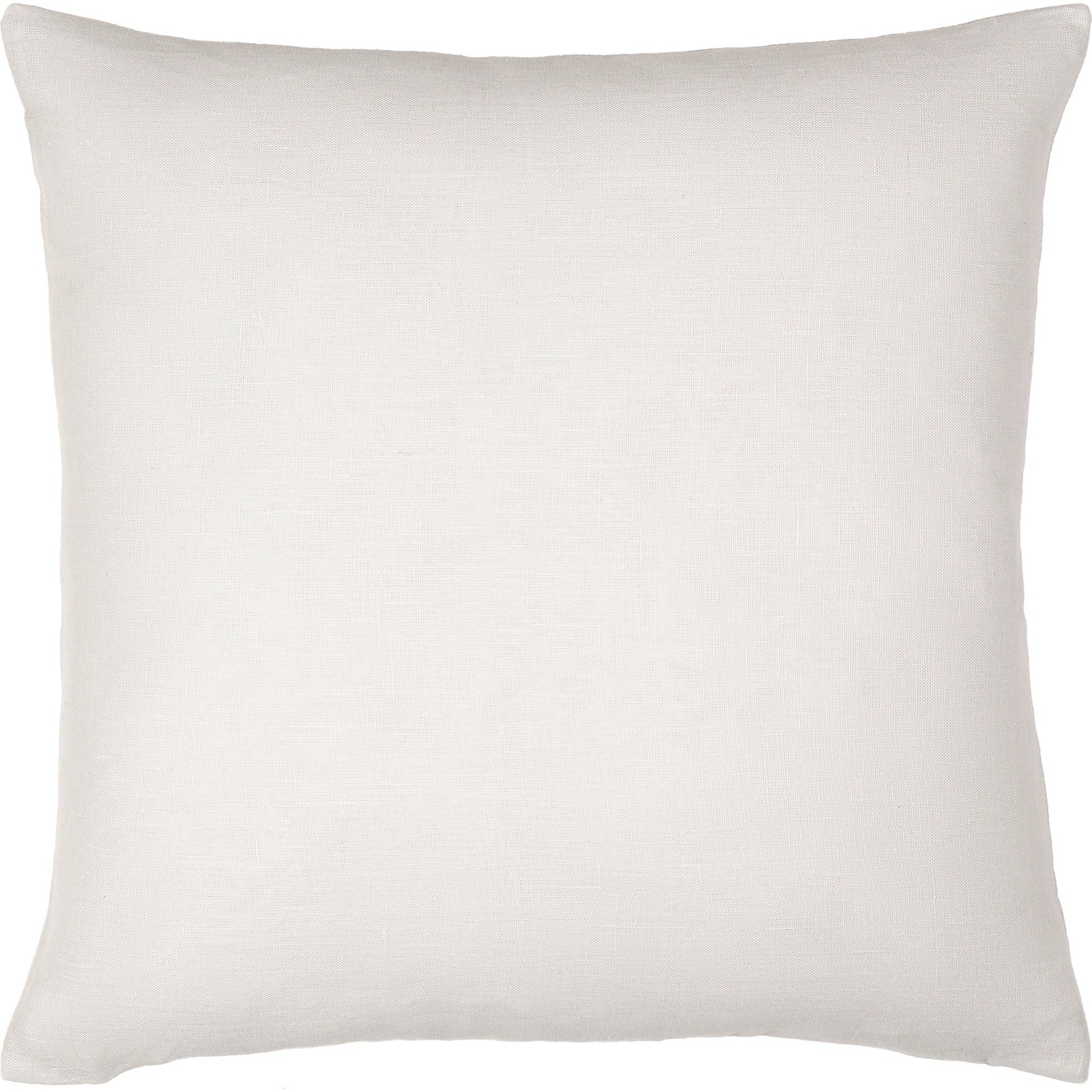 Linen Solid Pillow - 19229 by Livabliss in null. Made from front: 100% linen, back: 100% linen in a modern style.