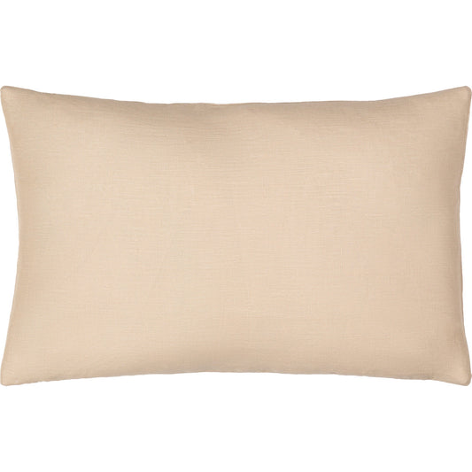 Linen Solid Pillow - 19229 by Livabliss in null. Made from front: 100% linen, back: 100% linen in a modern style.