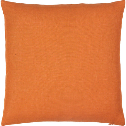Linen Solid Pillow - 19229 by Livabliss in null. Made from front: 100% linen, back: 100% linen in a modern style.