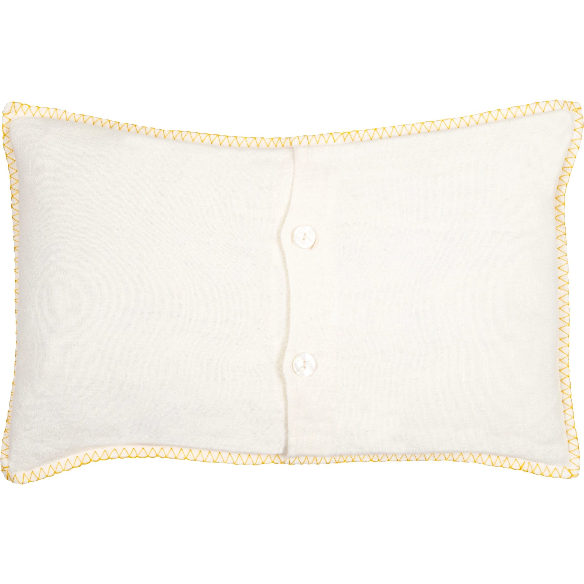 Linen Stripe Embellished Pillow - 22545 by Surya in cream, mustard, orange, medium gray, rust. Made from 100% linen in a cottage & farmhouse style.