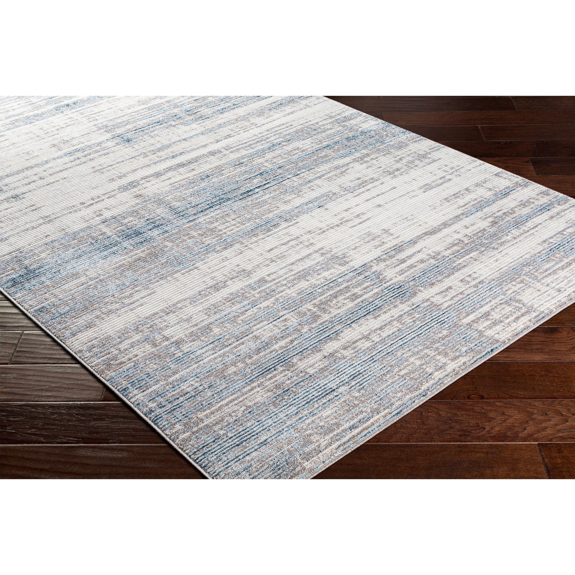 Lustro Area Rug by Livabliss in camel, cream, light beige, medium gray, gray, black. Made from 50% polyester, 50% polypropylene in a modern style.