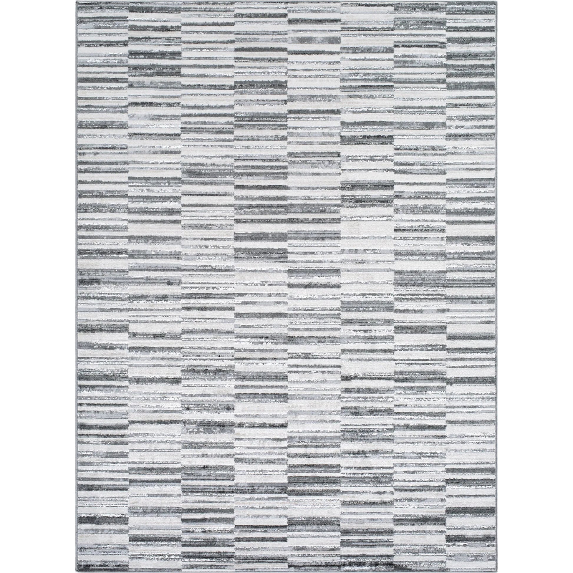 Lustro LSR-2331 Rug by Livabliss in ivory, light beige, gray, charcoal, black. Made from polypropylene, polyester in a unique style.
