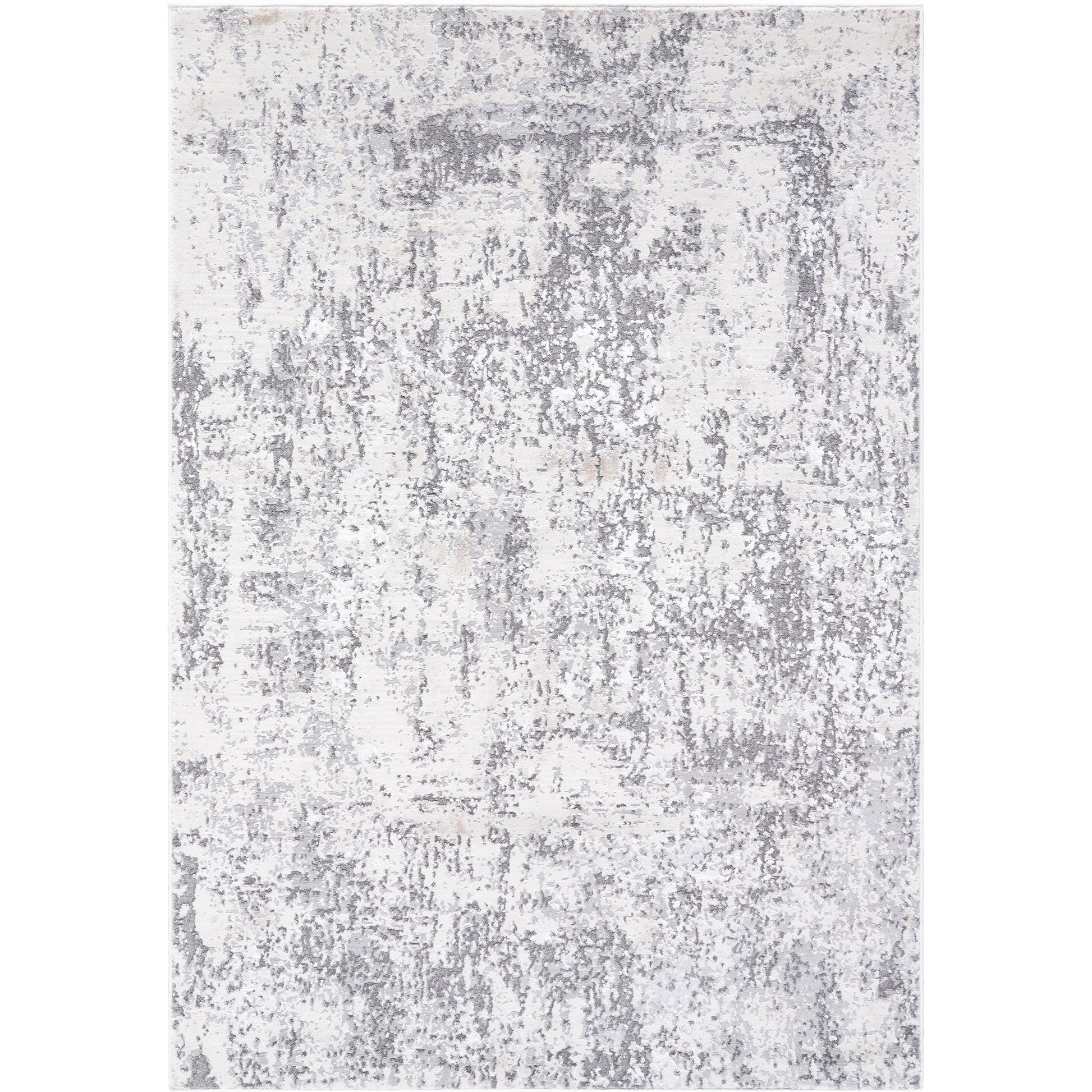 Lustro Rug - 536978 by Livabliss in ivory, gray, charcoal, light beige, white. Made from polypropylene, polyester in a unique style.