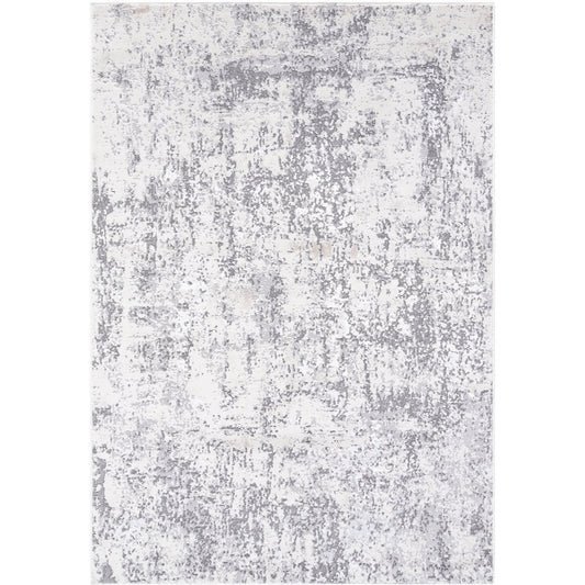 Lustro Rug - 536978 by Livabliss in ivory, gray, charcoal, light beige, white. Made from polypropylene, polyester in a unique style.