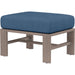 Laguna Outdoor Ottoman by Sunset West in browns. Made from aluminum in a modern style.