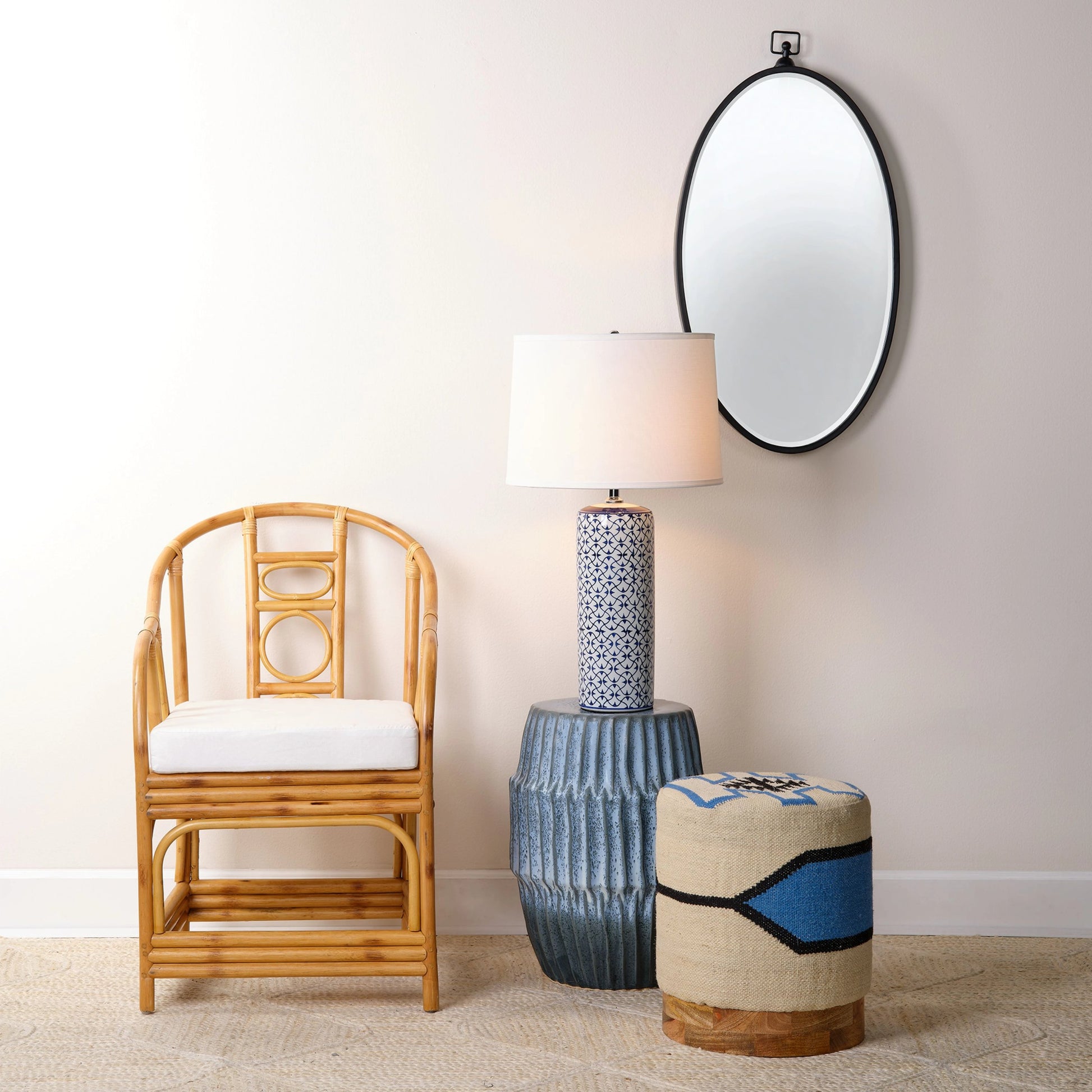 Wade Mirror by Lifestyle by JY. Made from unique in a transitional style.
