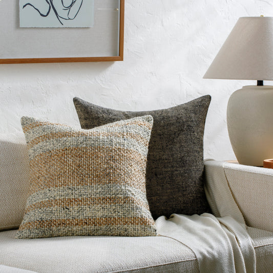 Lesley Pillow - 486120 by Surya. Made from unique in a modern style.